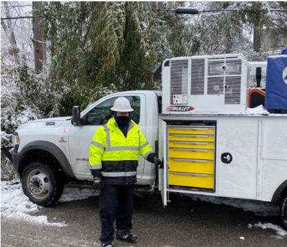 West Virginia Operations team maintains service after ice storm impact